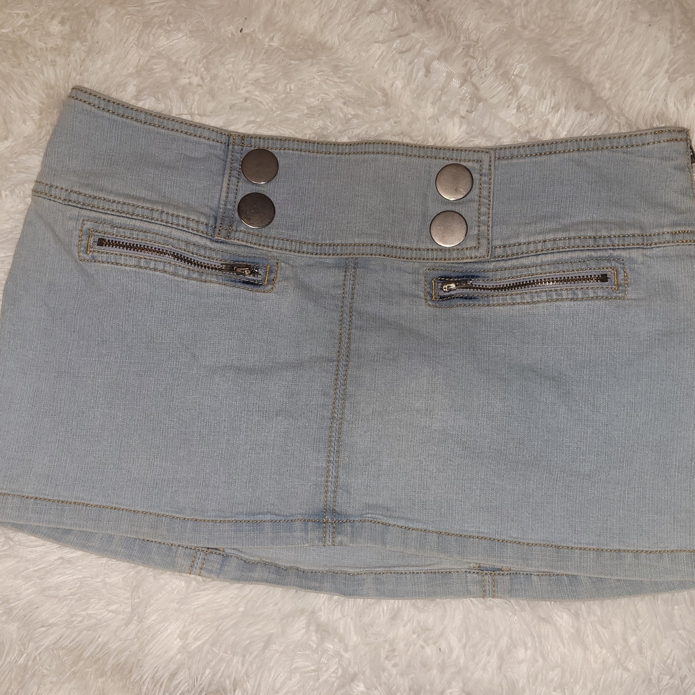 Urban Outfitters M Light Blue Mini Skirt